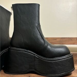 Dolls Kill Black Ankle Boots